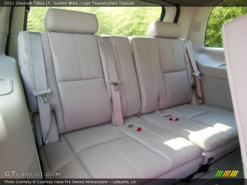 Summit White / Light Titanium/Dark Titanium 2012 Chevrolet Tahoe LT