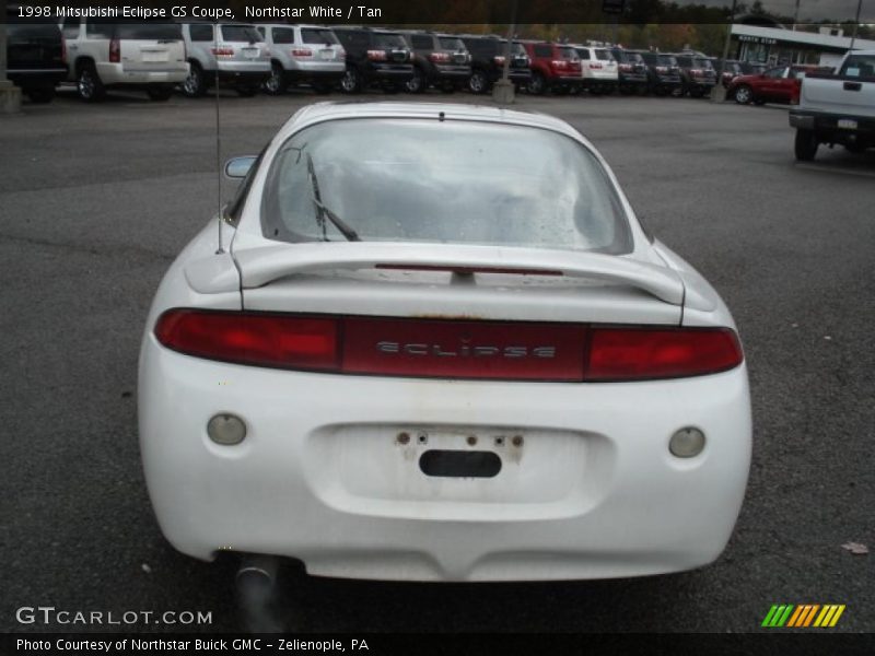Northstar White / Tan 1998 Mitsubishi Eclipse GS Coupe