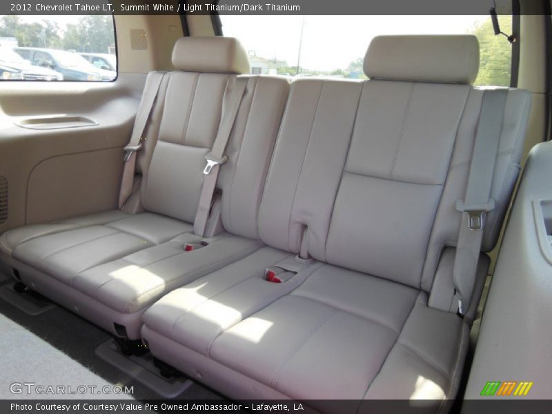 Summit White / Light Titanium/Dark Titanium 2012 Chevrolet Tahoe LT