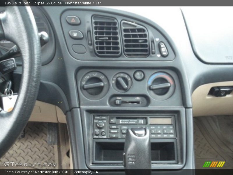 Northstar White / Tan 1998 Mitsubishi Eclipse GS Coupe