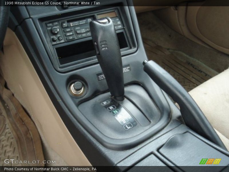 Northstar White / Tan 1998 Mitsubishi Eclipse GS Coupe