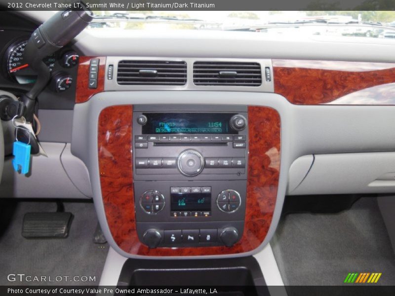 Summit White / Light Titanium/Dark Titanium 2012 Chevrolet Tahoe LT