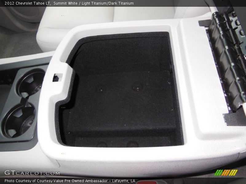 Summit White / Light Titanium/Dark Titanium 2012 Chevrolet Tahoe LT