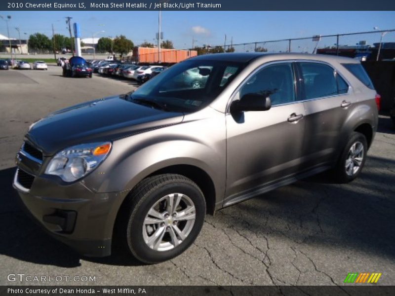 Mocha Steel Metallic / Jet Black/Light Titanium 2010 Chevrolet Equinox LS