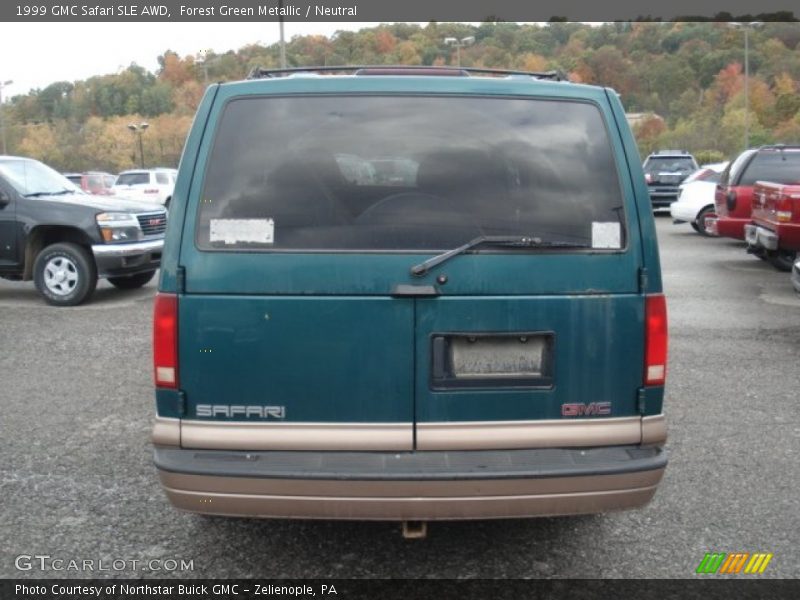Forest Green Metallic / Neutral 1999 GMC Safari SLE AWD