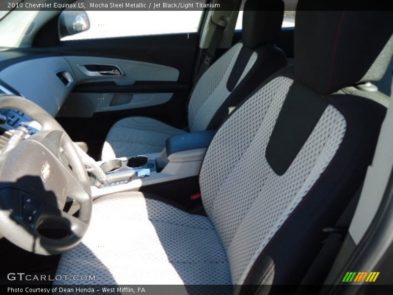 Mocha Steel Metallic / Jet Black/Light Titanium 2010 Chevrolet Equinox LS
