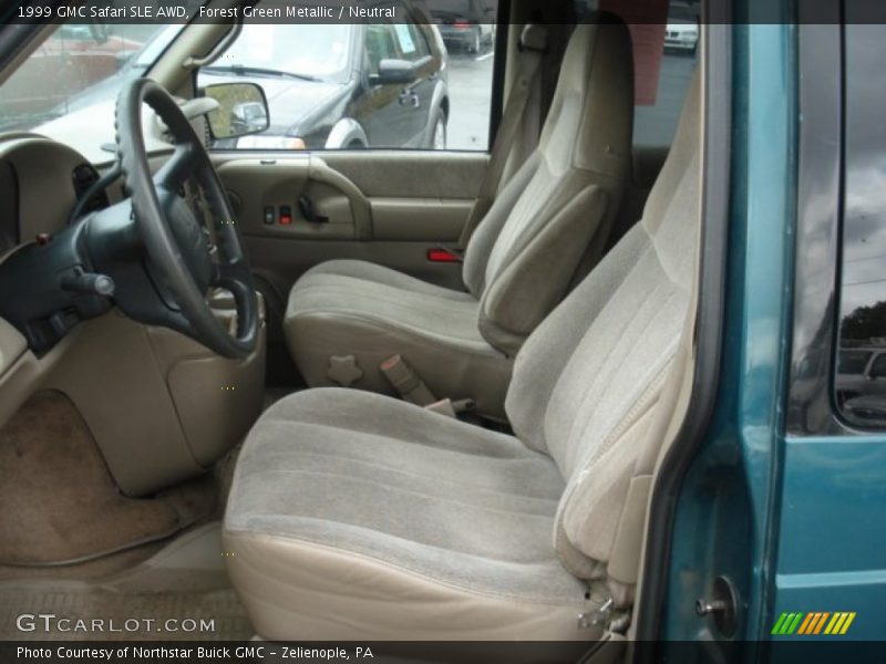 Forest Green Metallic / Neutral 1999 GMC Safari SLE AWD