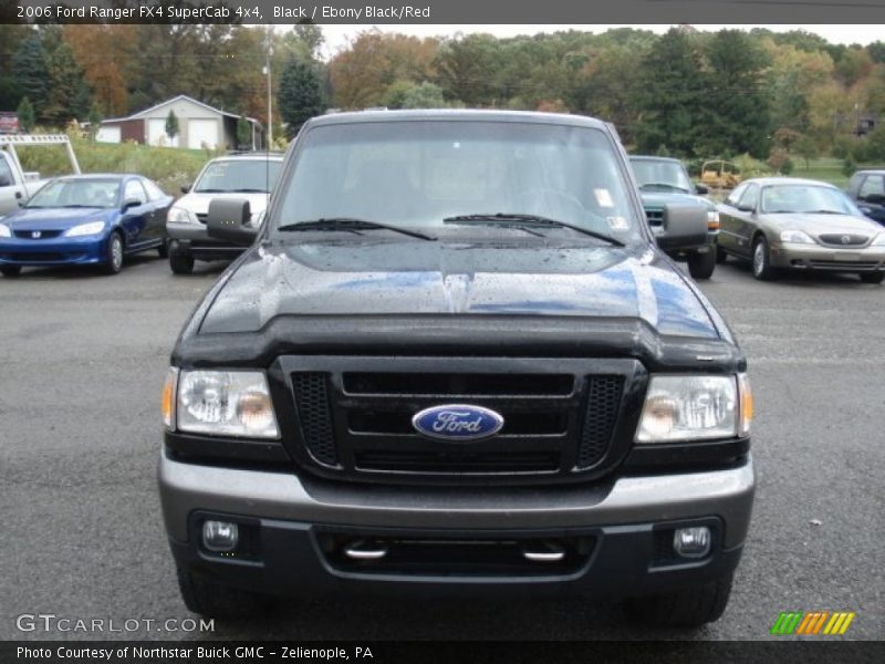 Black / Ebony Black/Red 2006 Ford Ranger FX4 SuperCab 4x4