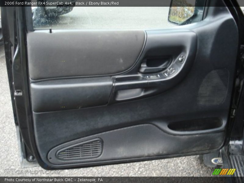 Black / Ebony Black/Red 2006 Ford Ranger FX4 SuperCab 4x4