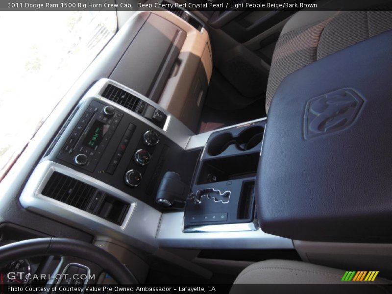 Deep Cherry Red Crystal Pearl / Light Pebble Beige/Bark Brown 2011 Dodge Ram 1500 Big Horn Crew Cab
