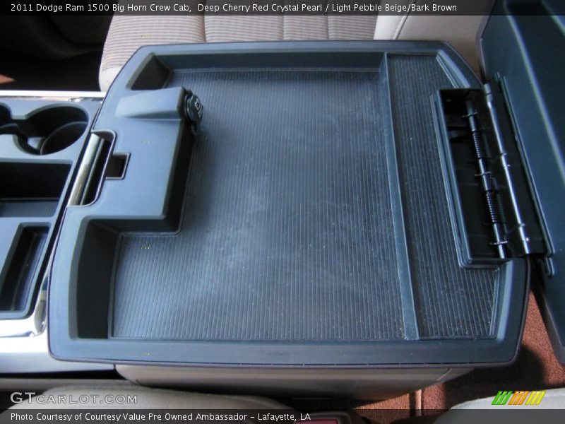 Deep Cherry Red Crystal Pearl / Light Pebble Beige/Bark Brown 2011 Dodge Ram 1500 Big Horn Crew Cab