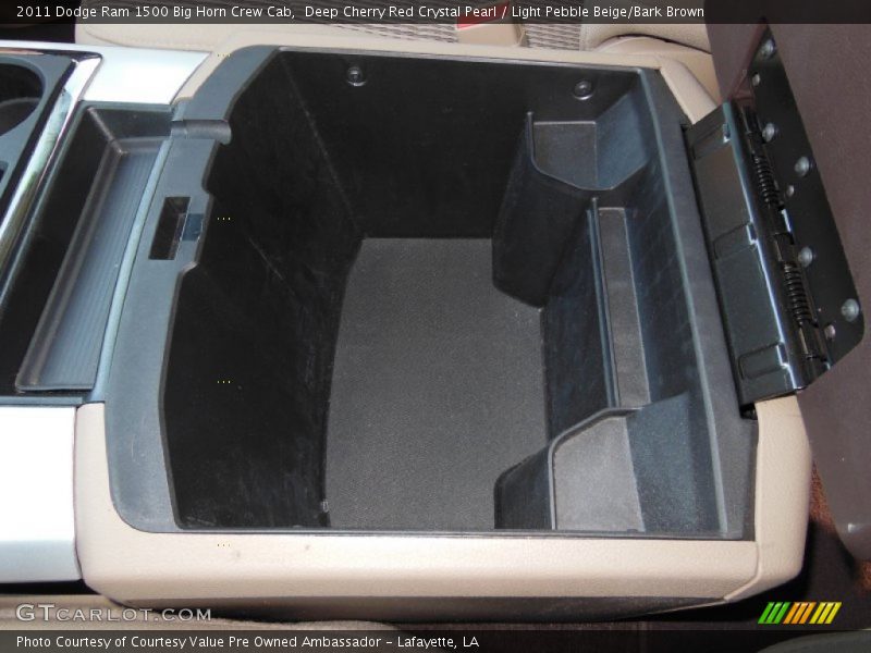 Deep Cherry Red Crystal Pearl / Light Pebble Beige/Bark Brown 2011 Dodge Ram 1500 Big Horn Crew Cab