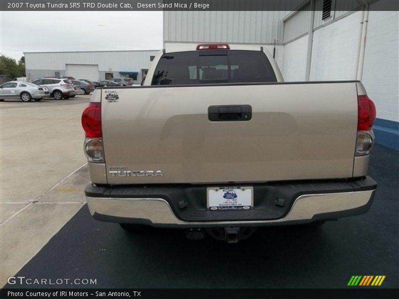 Desert Sand Mica / Beige 2007 Toyota Tundra SR5 TRD Double Cab
