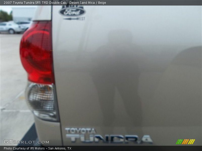Desert Sand Mica / Beige 2007 Toyota Tundra SR5 TRD Double Cab