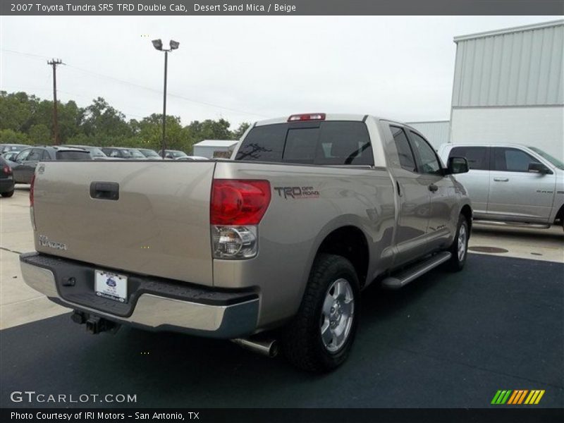 Desert Sand Mica / Beige 2007 Toyota Tundra SR5 TRD Double Cab
