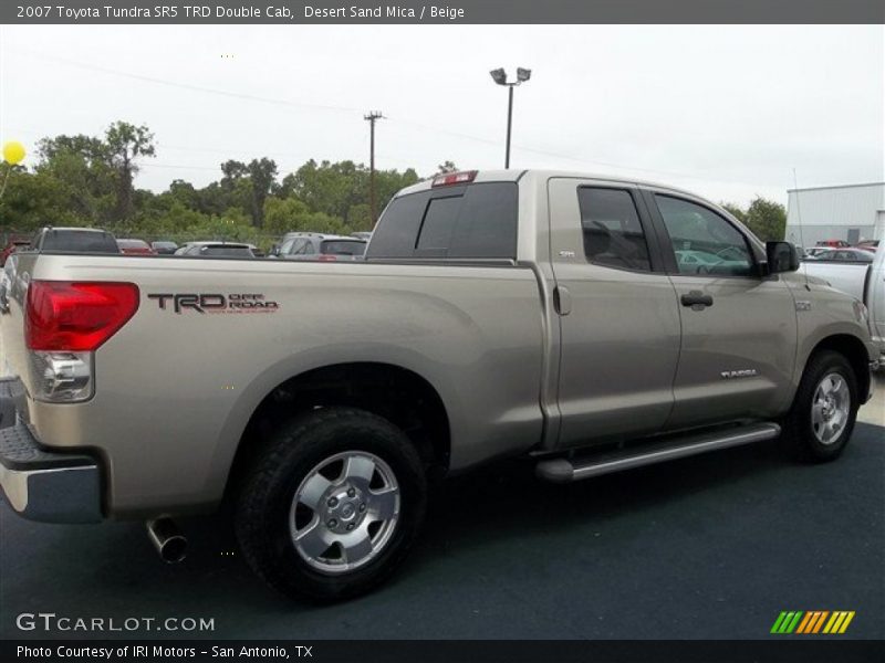 Desert Sand Mica / Beige 2007 Toyota Tundra SR5 TRD Double Cab