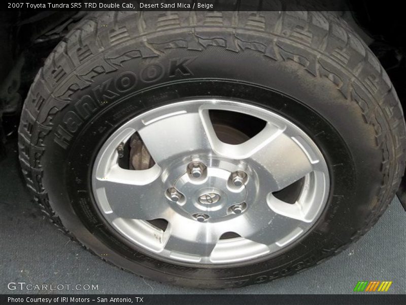 Desert Sand Mica / Beige 2007 Toyota Tundra SR5 TRD Double Cab