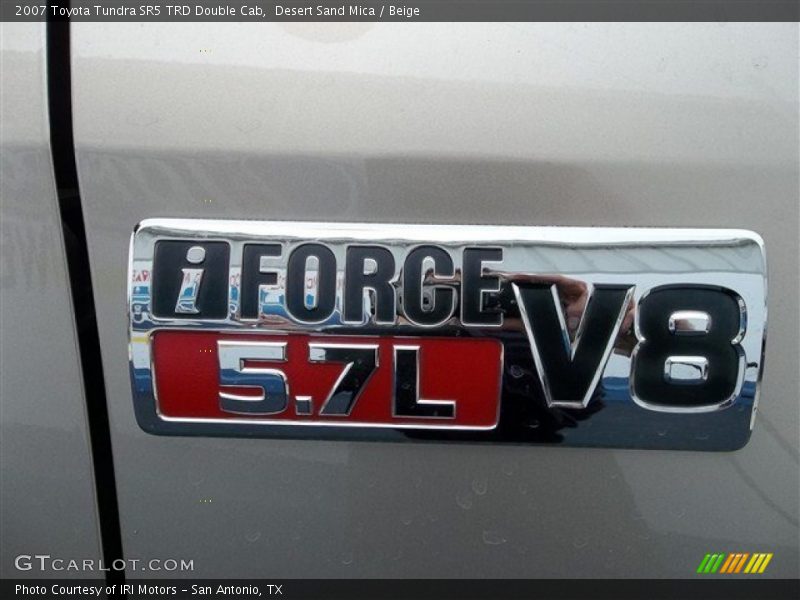 Desert Sand Mica / Beige 2007 Toyota Tundra SR5 TRD Double Cab