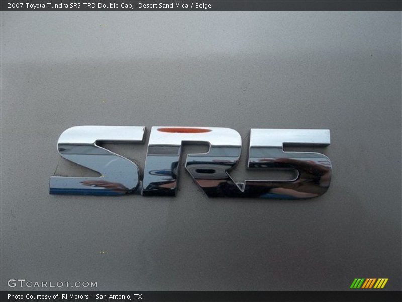 Desert Sand Mica / Beige 2007 Toyota Tundra SR5 TRD Double Cab