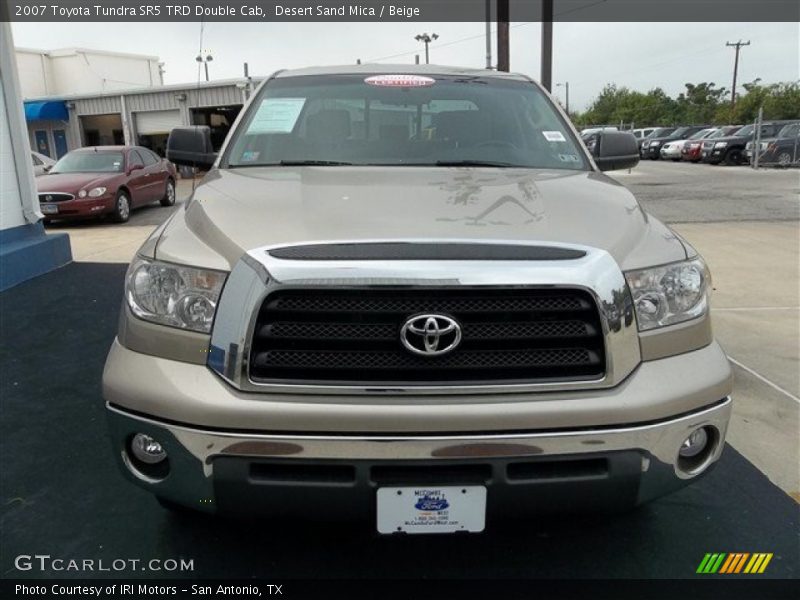 Desert Sand Mica / Beige 2007 Toyota Tundra SR5 TRD Double Cab