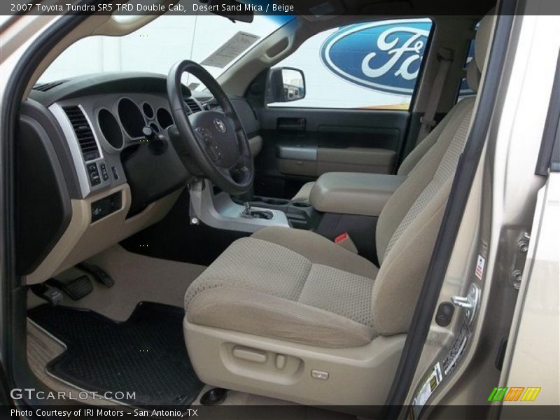 Desert Sand Mica / Beige 2007 Toyota Tundra SR5 TRD Double Cab