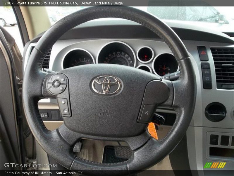Desert Sand Mica / Beige 2007 Toyota Tundra SR5 TRD Double Cab