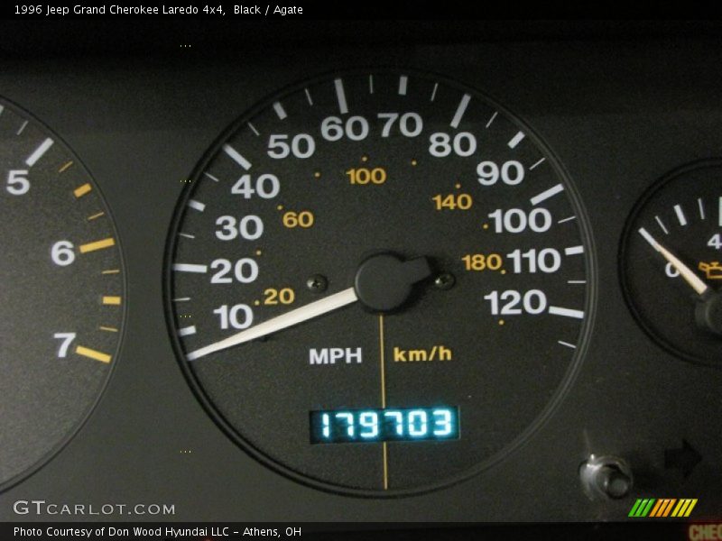 Black / Agate 1996 Jeep Grand Cherokee Laredo 4x4