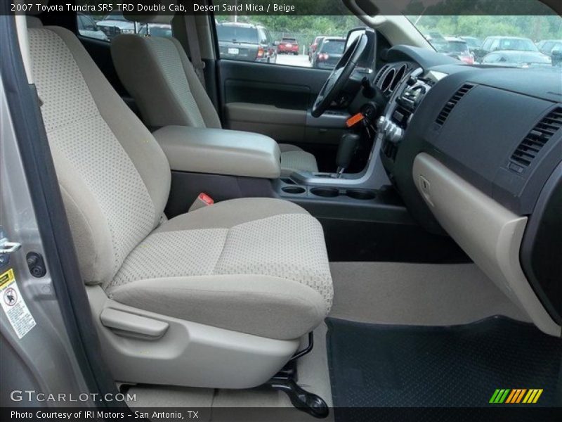 Desert Sand Mica / Beige 2007 Toyota Tundra SR5 TRD Double Cab
