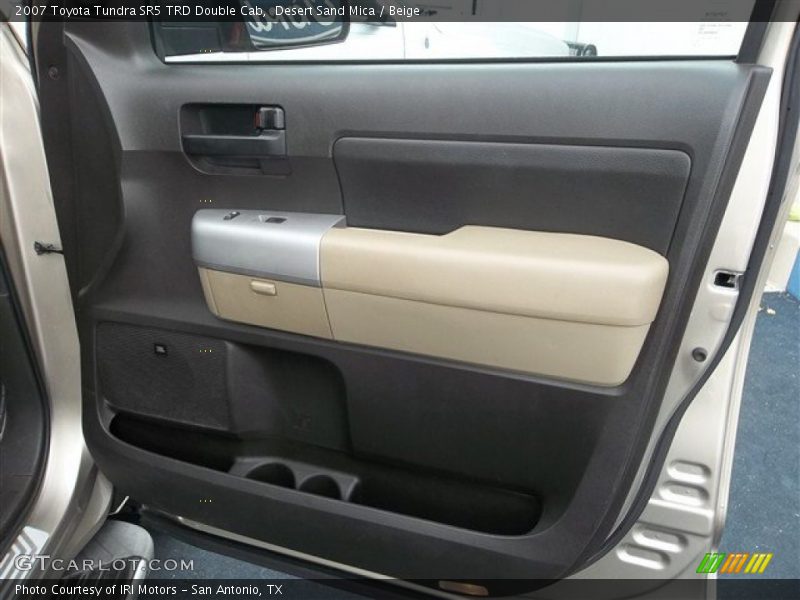 Desert Sand Mica / Beige 2007 Toyota Tundra SR5 TRD Double Cab