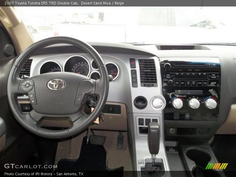 Desert Sand Mica / Beige 2007 Toyota Tundra SR5 TRD Double Cab