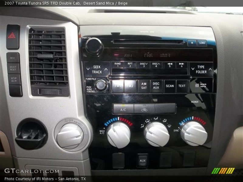 Desert Sand Mica / Beige 2007 Toyota Tundra SR5 TRD Double Cab