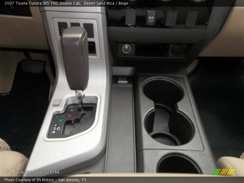 Desert Sand Mica / Beige 2007 Toyota Tundra SR5 TRD Double Cab