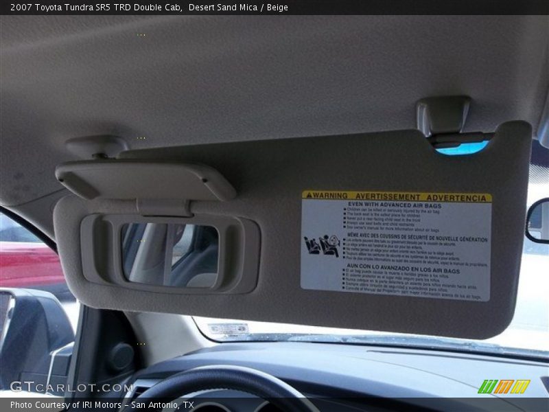 Desert Sand Mica / Beige 2007 Toyota Tundra SR5 TRD Double Cab