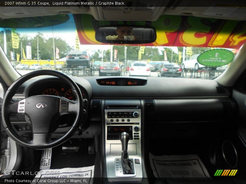 Liquid Platinum Metallic / Graphite Black 2007 Infiniti G 35 Coupe