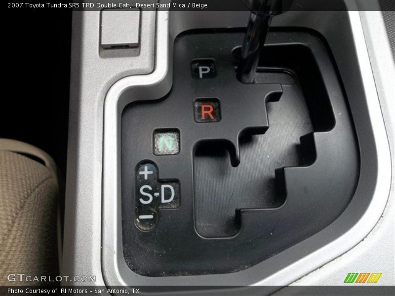 Desert Sand Mica / Beige 2007 Toyota Tundra SR5 TRD Double Cab