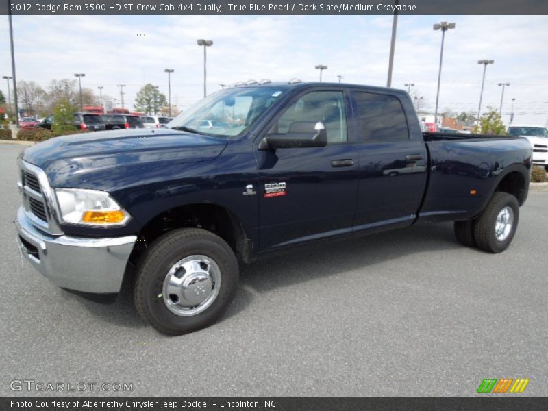  2012 Ram 3500 HD ST Crew Cab 4x4 Dually True Blue Pearl