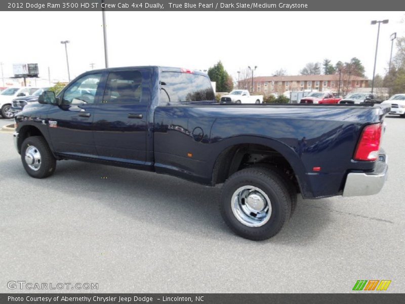 True Blue Pearl / Dark Slate/Medium Graystone 2012 Dodge Ram 3500 HD ST Crew Cab 4x4 Dually