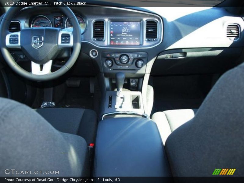 Pitch Black / Black 2013 Dodge Charger R/T