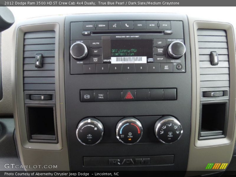 Controls of 2012 Ram 3500 HD ST Crew Cab 4x4 Dually