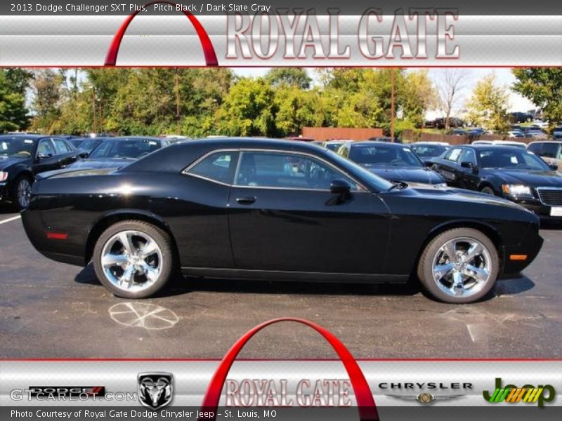 Pitch Black / Dark Slate Gray 2013 Dodge Challenger SXT Plus
