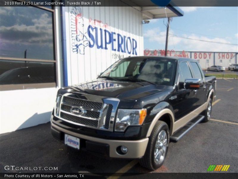 Tuxedo Black / Tan 2010 Ford F150 Lariat SuperCrew