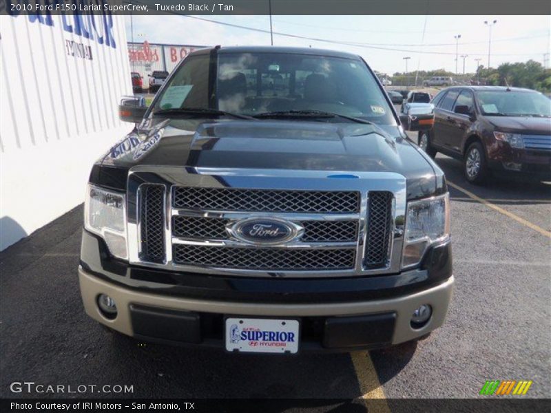 Tuxedo Black / Tan 2010 Ford F150 Lariat SuperCrew
