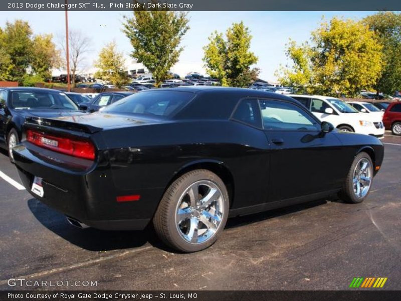 Pitch Black / Dark Slate Gray 2013 Dodge Challenger SXT Plus