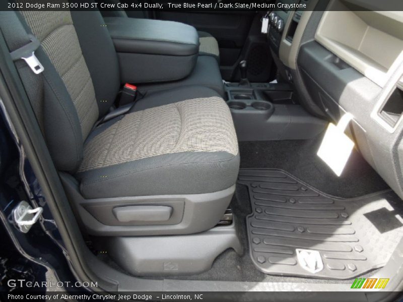 True Blue Pearl / Dark Slate/Medium Graystone 2012 Dodge Ram 3500 HD ST Crew Cab 4x4 Dually