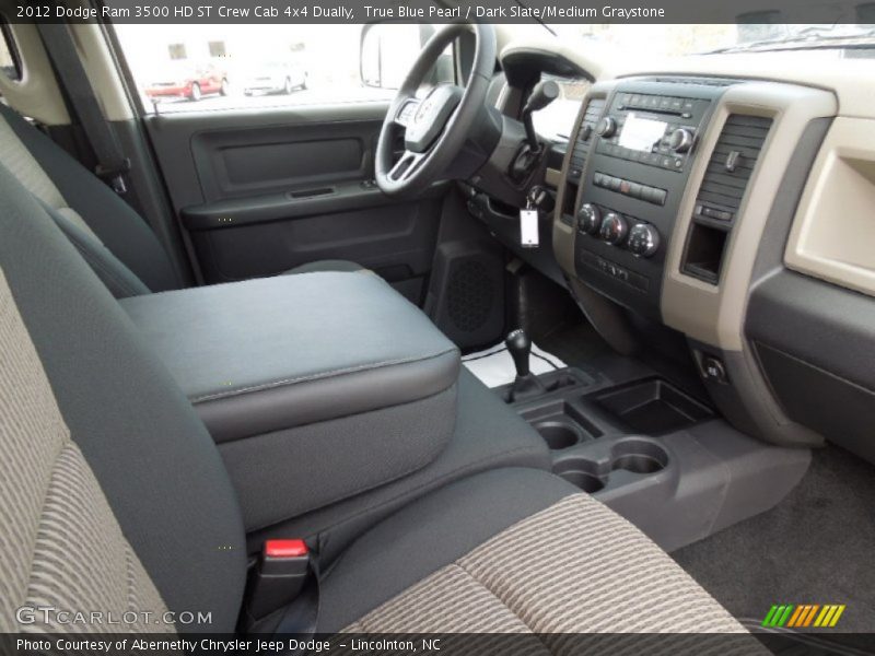 True Blue Pearl / Dark Slate/Medium Graystone 2012 Dodge Ram 3500 HD ST Crew Cab 4x4 Dually