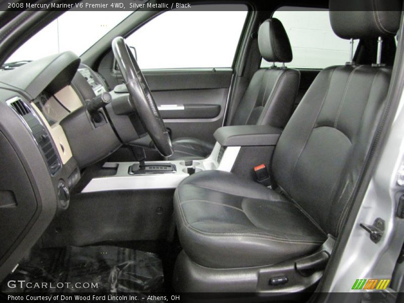 Front Seat of 2008 Mariner V6 Premier 4WD