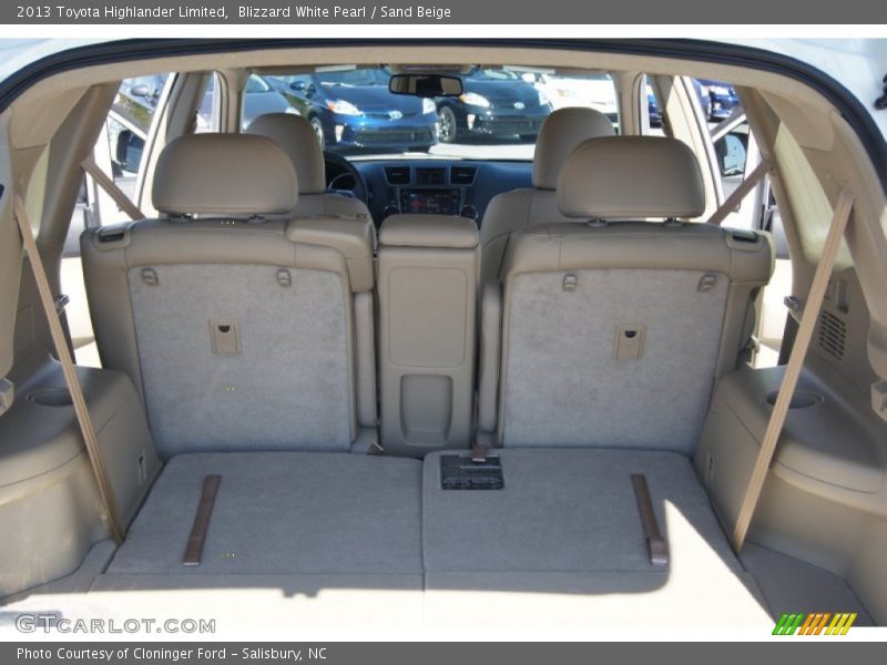 Blizzard White Pearl / Sand Beige 2013 Toyota Highlander Limited