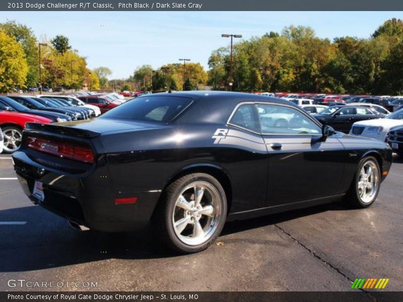 Pitch Black / Dark Slate Gray 2013 Dodge Challenger R/T Classic