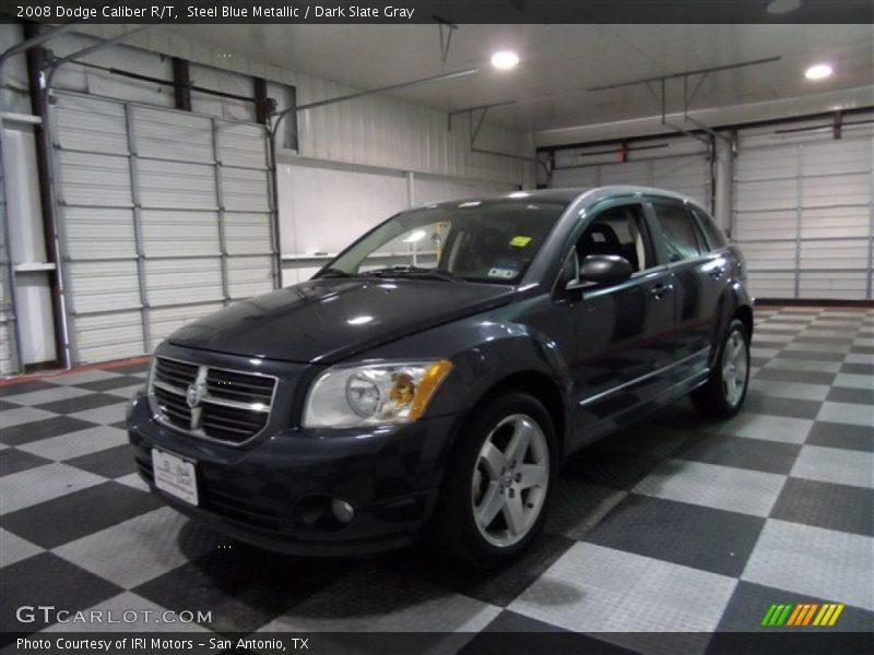 Steel Blue Metallic / Dark Slate Gray 2008 Dodge Caliber R/T
