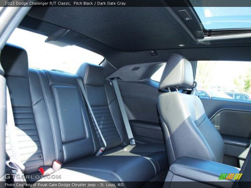 Pitch Black / Dark Slate Gray 2013 Dodge Challenger R/T Classic